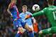 MANCHESTER, ENGLAND - OCTOBER 28: Kevin De Bruyne of Manchester City shoots only to see his shot saved by goalkeeper Wayne Hennessey of Crystal Palace during the Capital One Cup fourth round match at the Etihad Stadium on October 28, 2015 in Manchester, England. (Photo by Michael Steele/Getty Images)
