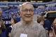 Former 1975 Baltimore Colts head coach Ted Marchibroda before an NFL football game in Indianapolis, Sunday, Nov. 8, 2009. (AP Photo/Darron Cummings)