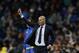 Real Madrid's new head coach Zinedine Zidane gives instructions from the side line during a Spanish La Liga soccer match between Real Madrid and Deportivo Coruna at the Santiago Bernabeu stadium in Madrid, Saturday, Jan. 9, 2016. (AP Photo/Francisco Seco)