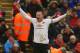 LIVERPOOL, ENGLAND - JANUARY 17: Wayne Rooney of Manchester United celebrates after scoring the winning goal during the Barclays Premier League match between Liverpool and Manchester United at Anfield on January 17, 2016 in Liverpool, England. (Photo by Alex Livesey/Getty Images)