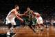 BROOKLYN, NY - NOVEMBER 2: Greg Monroe #15 of the Milwaukee Bucks drives against Brook Lopez #11 of the Brooklyn Nets on November 2, 2015 at Barclays Center in Brooklyn, New York. NOTE TO USER: User expressly acknowledges and agrees that, by downloading and or using this Photograph, user is consenting to the terms and conditions of the Getty Images License Agreement. Mandatory Copyright Notice: Copyright 2015 NBAE (Photo by Ned Dishman/NBAE via Getty Images)
