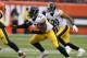 Pittsburgh Steelers outside linebacker Arthur Moats (55) against the Cleveland Browns during the first half of an NFL football game, Sunday, Jan. 3, 2016, in Cleveland. (AP Photo/Ron Schwane)
