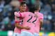 Juventus' forward Paulo Dybala from Argentina celebrates after scoring a goal during the Italian Serie A football match Udinese Vs Juventus on January 17, 2016 at 'Dacia Stadium' in Udine. / AFP / MARCO BERTORELLO (Photo credit should read MARCO BERTORELLO/AFP/Getty Images)