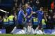 Chelsea's English defender John Terry (C) celebrates scoring a late equalising goal to make the score 3-3 during the English Premier League football match between Chelsea and Everton at Stamford Bridge in London on January 16, 2016. AFP PHOTO / ADRIAN DENNIS
RESTRICTED TO EDITORIAL USE. No use with unauthorized audio, video, data, fixture lists, club/league logos or 'live' services. Online in-match use limited to 75 images, no video emulation. No use in betting, games or single club/league/player publications. / AFP / ADRIAN DENNIS (Photo credit should read ADRIAN DENNIS/AFP/Getty Images)
