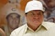 Pete Rose appears at an autograph signing event Monday, Dec. 14, 2015, in Las Vegas. Baseball Commissioner Rob Manfred has rejected Rose's plea for reinstatement, citing his continued gambling and evidence that he bet on games when he was playing for the Cincinnati Reds. (AP Photo/John Locher)
