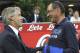 MILAN, ITALY - MAY 31: FC Internazionale Milano coach Roberto Mancini (L) shakes hands with Empoli FC coach Maurizio Sarri (R) before the Serie A match between FC Internazionale Milano and Empoli FC at Stadio Giuseppe Meazza on May 31, 2015 in Milan, Italy. (Photo by Marco Luzzani/Getty Images)