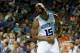 CHARLOTTE, NC - JANUARY 18: Kemba Walker #15 of the Charlotte Hornets reacts after a play during their game against the Utah Jazz at Time Warner Cable Arena on January 18, 2016 in Charlotte, North Carolina. NOTE TO USER: User expressly acknowledges and agrees that, by downloading and or using this photograph, User is consenting to the terms and conditions of the Getty Images License Agreement. (Photo by Streeter Lecka/Getty Images)