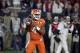 Clemson's Deshaun Watson (4) throws during the first half of the NCAA college football playoff championship game against Alabama, Monday, Jan. 11, 2016, in Glendale, Ariz. (AP Photo/Chris Carlson)