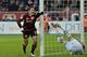 Leverkusen’s Javier Hernandez celebrates his third goal during the German Bundesliga soccer match between Bayer Leverkusen and Borussia Moenchengladbach in Leverkusen, Germany, Saturday, Dec. 12, 2015. Leverkusen defeated Moenchengladbach with 5-0, Hernandez scored three goals. (AP Photo/Martin Meissner)