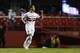 Alexandre Pato of Brazil's Sao Paulo FC celebrates after scoring against Uruguay's Danubio during a Copa Libertadores soccer match in Sao Paulo, Brazil, Wednesday, Feb. 25, 2015. (AP Photo/Andre Penner)