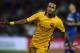 Barcelona's Brazilian forward Neymar celebrates after scoring a goal during the Spanish league football match Getafe CF vs FC Barcelona at the Coliseum Alfonso Perez stadium in Getafe on October 31, 2015. AFP PHOTO / JAVIER SORIANO (Photo credit should read JAVIER SORIANO/AFP/Getty Images)