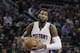 Detroit Pistons center Andre Drummond grabs a rebound during the second half of an NBA basketball game against the Boston Celtics, Saturday, Dec. 26, 2015, in Auburn Hills, Mich. (AP Photo/Carlos Osorio)