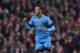 FC Barcelona's Neymar of Brazil, right, celebrates his goal after scoring during their Spanish Copa del Rey soccer match, round 8, first leg, between Athletic Bilbao and FC Barcelona, at San Mames stadium, in Bilbao northern Spain, Wednesday, Jan. 20 2016. (AP Photo/Alvaro Barrientos)