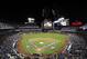 Fireworks are seen over Citi Field before Game 1 of the National League baseball championship series between the New York Mets and the Chicago Cubs Saturday, Oct. 17, 2015, in New York. (AP Photo/Frank Franklin II)