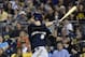 Milwaukee Brewers' Ryan Braun bats against the Pittsburgh Pirates during a baseball game, Thursday, Sept. 10, 2015, in Pittsburgh. (AP Photo/Fred Vuich)