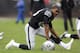 Oakland Raiders wide receiver Amari Cooper (89) warms up before an NFL football game against the Green Bay Packers Sunday, Dec. 20, 2015, in Oakland, Calif. (AP Photo/Ryan Kang)