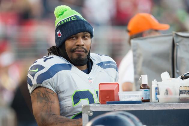 Маршон Линч (Kelley L Cox-USA TODAY Sports)