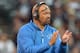 Aug 15, 2014; Oakland, CA, USA; Detroit Lions running backs coach Curtis Modkins during the game against the Oakland Raiders at O.co Coliseum. Mandatory Credit: Kirby Lee-USA TODAY Sports