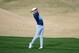 Jan 22, 2016; La Quinta, CA, USA; Jamie Lovemark hits a shot from the rough on the 11th hole during the second round of the CareerBuilder Challenge on the Jack Nicklaus tournament course at PGA West. Mandatory Credit: Joe Camporeale-USA TODAY Sports