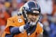 Denver Broncos quarterback Peyton Manning yells to his team during the second half in an NFL football divisional playoff game against the Pittsburgh Steelers, Sunday, Jan. 17, 2016, in Denver. (AP Photo/Joe Mahoney)