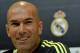 Real Madrid's new French coach Zinedine Zidane smiles during a press conference at the Valdebebas training ground in Madrid on January 8, 2016. AFP PHOTO / GERARD JULIEN / AFP / GERARD JULIEN (Photo credit should read GERARD JULIEN/AFP/Getty Images)