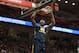 Jan 23, 2016; Lubbock, TX, USA; West Virginia Mountaineers forward Devin Williams (41) slam dunks the ball against the Texas Tech Red Raiders in the first half at United Supermarkets Arena. Mandatory Credit: Michael C. Johnson-USA TODAY Sports