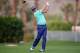 Jan 23, 2016; La Quinta, CA, USA; Jason Dufner hits a fairway shot on the 11th hole during the third round of the CareerBuilder Challenge at La Quinta Country Club. Mandatory Credit: Joe Camporeale-USA TODAY Sports
