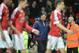 Van Gaal trudges down the touchline after the loss to Southampton.