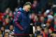 MANCHESTER, ENGLAND - JANUARY 23: Louis van Gaal Manager of Manchester United leaves the pitch at the half time during the Barclays Premier League match between Manchester United and Southampton at Old Trafford on January 23, 2016 in Manchester, England. (Photo by Clive Brunskill/Getty Images)