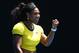 MELBOURNE, AUSTRALIA - JANUARY 24: Serena Williams of the United States celebrates winning her fourth round match against Margarita Gaspatryan of Russia during day seven of the 2016 Australian Open at Melbourne Park on January 24, 2016 in Melbourne, Australia. (Photo by Quinn Rooney/Getty Images)