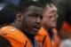 Denver Broncos defensive end Malik Jackson looks on during an NFL football game between the Denver Broncos and the Kansas City Chiefs, Sunday, Nov. 15, 2015, in Denver. (AP Photo/Jack Dempsey)