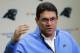 Carolina Panthers NFL football head coach Ron Rivera speaks to the media during a news conference in Charlotte, N.C., Monday, Jan. 25, 2016. The Panthers will face the Denver Broncos in Super Bowl 50 on Feb. 7, 2016. (AP Photo/Chuck Burton)