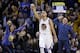 Golden State Warriors' Stephen Curry during an NBA basketball game against the Charlotte Hornets Monday, Jan. 4, 2016, in Oakland, Calif. (AP Photo/Marcio Jose Sanchez)