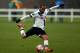 DARLINGTON, ENGLAND - NOVEMBER 30: Andros Townsend of Tottenham Hotspur shoots at goal during their U21 Premier League match at Rockliffe Park on November 30, 2015 in Darlington, England. (Photo by Nigel Roddis/Getty Images)