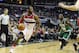 Jan 25, 2016; Washington, DC, USA; Washington Wizards guard John Wall (2) dribbles as Boston Celtics forward Jae Crowder (99) looks on during the first half at Verizon Center. Mandatory Credit: Brad Mills-USA TODAY Sports