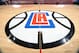 LOS ANGELES, CA - OCTOBER 20: A general view of the Los Angeles Clippers logo on the floor of the Staples Center before the game between the Golden State Warriors and Los Angeles Clippers on October 20, 2015 at STAPLES Center in Los Angeles, California. NOTE TO USER: User expressly acknowledges and agrees that, by downloading and/or using this Photograph, user is consenting to the terms and conditions of the Getty Images License Agreement. Mandatory Copyright Notice: Copyright 2015 NBAE (Photo by Andrew D. Bernstein/NBAE via Getty Images)