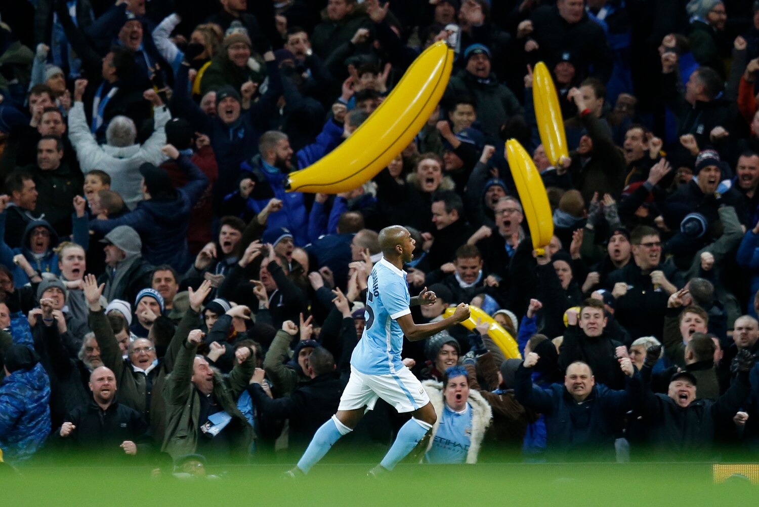 Manchester City Revive Banana Tradition for League Cup SemiFinal, Fans React Bleacher Report