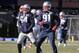 New England Patriots outside linebacker Dont'a Hightower (54) and outside linebacker Jamie Collins (91) warm up on the field during an NFL football practice, Thursday, Jan. 21, 2016, in Foxborough, Mass. The Patriots are to play the Denver Broncos in the AFC Championship on Sunday in Denver. (AP Photo/Steven Senne)