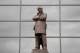 MANCHESTER, ENGLAND - AUGUST 22: The statue of Sir Alex Ferguson is pictured outside the ground prior to the Barclays Premier League match between Manchester United and Newcastle United at Old Trafford on August 22, 2015 in Manchester, England. (Photo by Julian Finney/Getty Images)