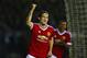 DERBY, ENGLAND - JANUARY 29: Daley Blind of Manchester United celebrates as he scores their second goal during the Emirates FA Cup fourth round match between Derby County and Manchester United at iPro Stadium on January 29, 2016 in Derby, England. (Photo by Clive Mason/Getty Images)