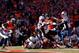 DENVER, CO - JANUARY 24: Steven Jackson #39 of the New England Patriots rushes for a 1-yard touchdown in the first quarter against the Denver Broncos in the AFC Championship game at Sports Authority Field at Mile High on January 24, 2016 in Denver, Colorado. (Photo by Christian Petersen/Getty Images)