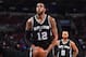 PHILADELPHIA,PA - DECEMBER 7: LaMarcus Aldridge #12 of the San Antonio Spurs shoots a foul shot against the Philadelphia 76ers at Wells Fargo Center on December 7, 2015 in Philadelphia, Pennsylvania NOTE TO USER: User expressly acknowledges and agrees that, by downloading and/or using this Photograph, user is consenting to the terms and conditions of the Getty Images License Agreement. Mandatory Copyright Notice: Copyright 2015 NBAE (Photo by Jesse D. Garrabrant/NBAE via Getty Images)