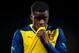 MAJADAHONDA, SPAIN - JANUARY 27: Stephy Mavididi of Arsenal looks on after losing the UEFA Youth League match between Atletico de Madrid and Arsenal at Atletico de Madrid Sport City on January 27, 2015 in Majadahonda, Spain. (Photo by Gonzalo Arroyo Moreno/Getty Images)