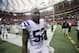 Indianapolis Colts inside linebacker D'Qwell Jackson (52) walks off the field after an NFL football game between the Atlanta Falcons and the Indianapolis Colts, Sunday, Nov. 22, 2015, in Atlanta. The Indianapolis Colts won 24-21. (AP Photo/David Goldman)