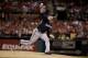 Milwaukee Brewers starting pitcher Tyler Wagner throws during the third inning of a baseball game against the St. Louis Cardinals on Saturday, Sept. 26, 2015, in St. Louis. (AP Photo/Jeff Roberson)
