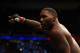 NEWARK, NJ - JANUARY 30: Anthony Johnson celebrates his knockout victory over Ryan Bader in their light heavyweight bout during the UFC Fight Night event at the Prudential Center on January 30, 2016 in Newark, New Jersey. (Photo by Josh Hedges/Zuffa LLC/Zuffa LLC via Getty Images)