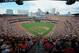 Oriole Park at Camden Yards is nearly full for the Baltimore Orioles against the Cleveland Indians baseball game Sunday, June 28, 2015, in Baltimore. The Orioles won 4-0. (AP Photo/Gail Burton)