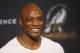 Denver Broncos outside linebacker DeMarcus Ware jokes with reporters during news conference following the team's NFL football practice, Wednesday, Jan. 20, 2016, at the team's headquarters in Englewood, Colo. The Broncos will host the New England Patriots in the AFC Championship Sunday in Denver. (AP Photo/David Zalubowski)