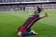 FC Barcelona's Luis Suarez celebrates after scoring against Atletico Madrid during a Spanish La Liga soccer match at the Camp Nou stadium in Barcelona, Spain, Saturday, Jan. 30, 2016. (AP Photo/Manu Fernandez)