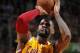 CLEVELAND, OH - JANUARY 30: LeBron James #23 of the Cleveland Cavaliers prepares to shoot a free throw against the San Antonio Spurs on January 30, 2016 at Quicken Loans Arena in Cleveland, Ohio. NOTE TO USER: User expressly acknowledges and agrees that, by downloading and/or using this Photograph, user is consenting to the terms and conditions of the Getty Images License Agreement. Mandatory Copyright Notice: Copyright 2016 NBAE (Photo by Gregory Shamus/NBAE via Getty Images)